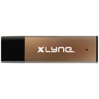 Xlyne ALU USB-stick 128 GB Aluminium, Brons 177570-2 USB 2.0