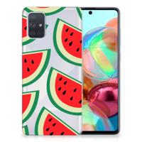 Samsung Galaxy A71 | Siliconen Case | Watermelons