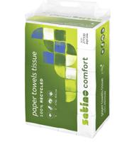 Handdoek satino pt2 comfort 2laags 206x240mm wit