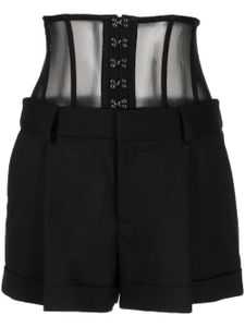 Monse short à taille haute - Noir