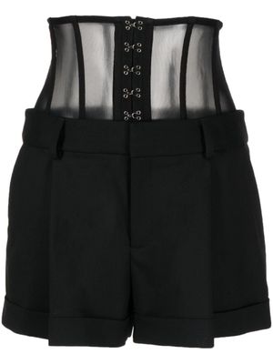 Monse short à taille haute - Noir