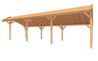 YARD Outdoor SUBLIME Kapschuur - 1000x300 cm Douglashout- Kapschuurdak- - YARD Outdoor