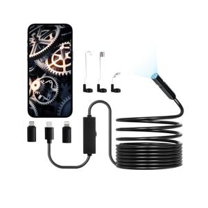 VEVOR Endoscoopcamera 1920P HD Inspectiecamera voor Android iOS met 5m kabel