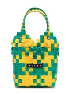 Marni Kids sac cabas Diamond Basket - Jaune