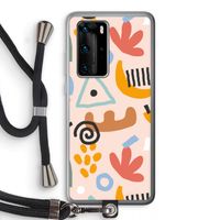 Abstract: Huawei P40 Pro Transparant Hoesje met koord