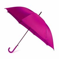 Automatische paraplu - 2x - roze - dia 107 cm - 82 cm lang - regen - polyester/metaal