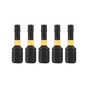 DeWALT DT7381T Extreme Impact Torsion schroefbits T20 25mm 5 stuks