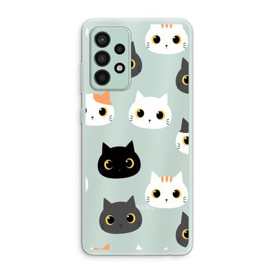 Katten: Samsung Galaxy A52s 5G Transparant Hoesje