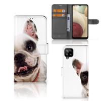 Samsung Galaxy A12 | Telefoonhoesje | Met pasjeshouder | Franse Bulldog