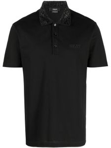 Versace polo Barocco Silhouette - Noir