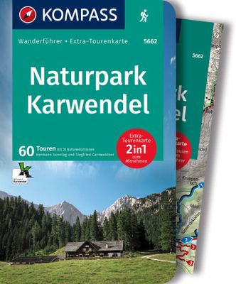 Wandelgids 5662 Kompass Wanderführer Naturpark Karwendel | Kompass