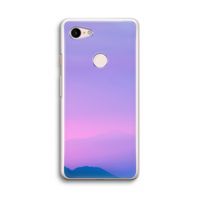 Sunset pastel: Google Pixel 3 Transparant Hoesje