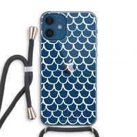Dakpannetjes: iPhone 12 mini Transparant Hoesje met koord