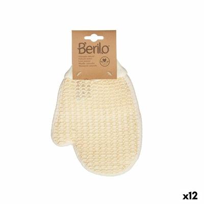 Exfoliërende Handschoen Berilo B7083-12 Wit Beige (12 Stuks)