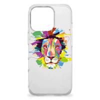 iPhone 16 Pro Max Telefoonhoesje met Naam Lion Color