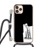 Musketon Painter: iPhone 11 Pro Transparant Hoesje met koord