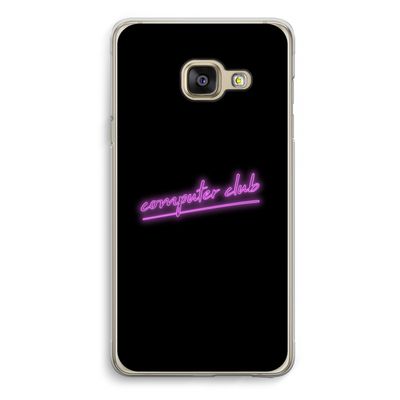 Vice Black: Samsung A3 (2017) Transparant Hoesje