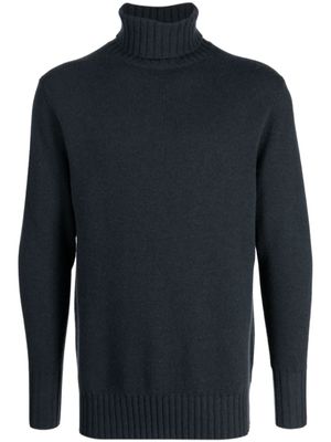 N.Peal pull en cachemire à col roulé - Bleu