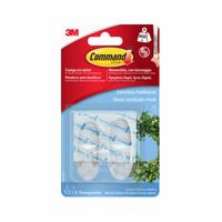 Haak voor ophanging 3M 900 g Transparant Plastic (2 Stuks) Haak voor ophanging 3M 900 g Transparant Plastic (2 Stuks)