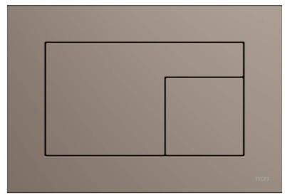 TECE Velvet bedieningspaneel beige bruin voor TECE Profil