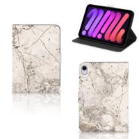 iPad Mini 6 (2021) Leuk Tablet hoesje Marmer Beige