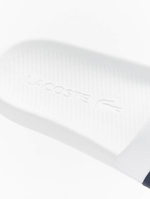 Lacoste / Slipper/Sandaal Croco Slide 0721 1 CMA in wit