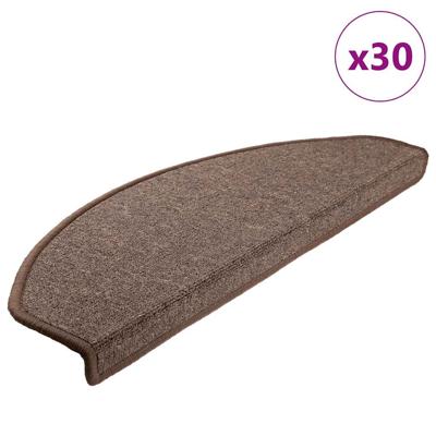 Trapmatten 30 st 65x24x4 cm koffiebruin