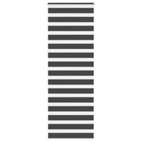 VidaXL Zebra rolgordijn 70x200 cm stofbreedte 65,9 cm zwart