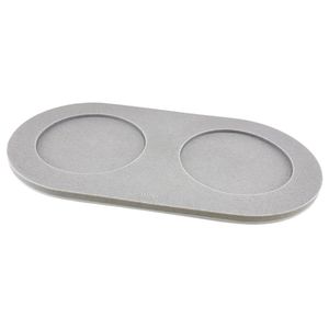 pino Voerbak-onderlegger Serving Tray Zand, dolphin grey solid, Maat: S/M