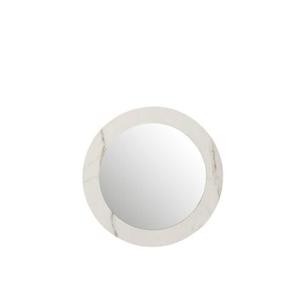 J-Line miroir Marbre - verre - blanc - small - Ø 60 cm