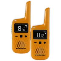 MOTOROLA TALKABOUT T72 Walkie Talkies - Geel - Bereik 8 km - PMR446 - 16 kanalen - 121 codes MOTOROLA TALKABOUT T72 Walkie Talkies - Geel - Bereik 8 km - PMR446 - 16 kanalen - 121 codes