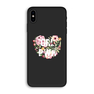 GRL PWR Flower: iPhone X Biologisch afbreekbaar hoesje