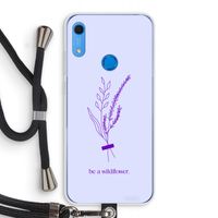 Be a wildflower: Huawei Y6s Transparant Hoesje met koord