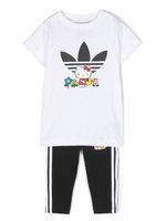 adidas Kids Trainingspak met logoprint - Wit - thumbnail