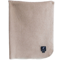 Wiegdeken alpacawol - Lichtbeige - 100x75cm