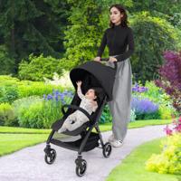 Lichtgewicht Kinderwagen Opvouwbare Kinderwagen voor Pasgeborenen met Verstelbare Rugleuning Kap 5-Puntsgordel Opbergmand