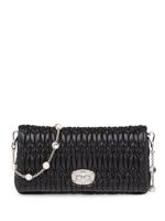 Miu Miu sac porté épaule Miu Crystal - Noir - thumbnail