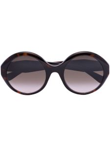 Gucci Eyewear lunettes de vue à monture façon écaille de tortue - Marron