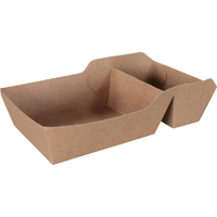 Bak | Karton | A7+1/A23 | snackbak | 120x70x35mm | bruin | 300 stuks