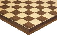 55 cm Walnoot en Esdoorn Schaakbord