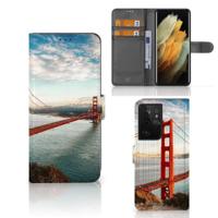 Samsung Galaxy S21 Ultra | Flip Cover | Golden Gate Bridge