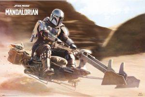 Star Wars The Mandalorian Speeder Bike Poster 61x91.5cm