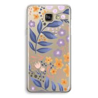 Flowers with blue leaves: Samsung Galaxy A5 (2016) Transparant Hoesje