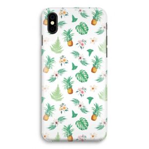 Ananas bladeren: iPhone X Volledig Geprint Hoesje