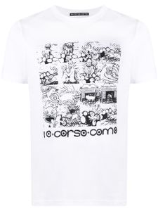 10 CORSO COMO t-shirt à imprimé graphique - Blanc