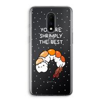 You're Shrimply The Best: OnePlus 7 Transparant Hoesje