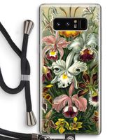 Haeckel Orchidae: Samsung Galaxy Note 8 Transparant Hoesje met koord
