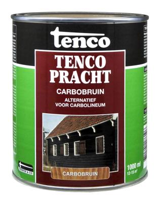 Carbobruin 1l pracht verf/beits - Tenco