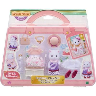 SYLVANIAN FAMILIES 5461 De modekoffer en grote zus Perzische kat
