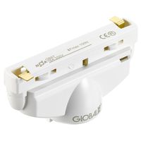 GB 67 1f Railadapter met schroefbevestiging N100 - Wit